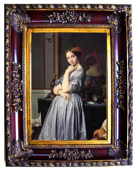 framed  Jean-Auguste Dominique Ingres The comtesse d